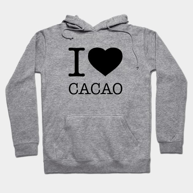 I LOVE CACAO Hoodie by eyesblau